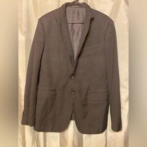 Armani Collezioni M Line Black Wool Blazer Jacket
